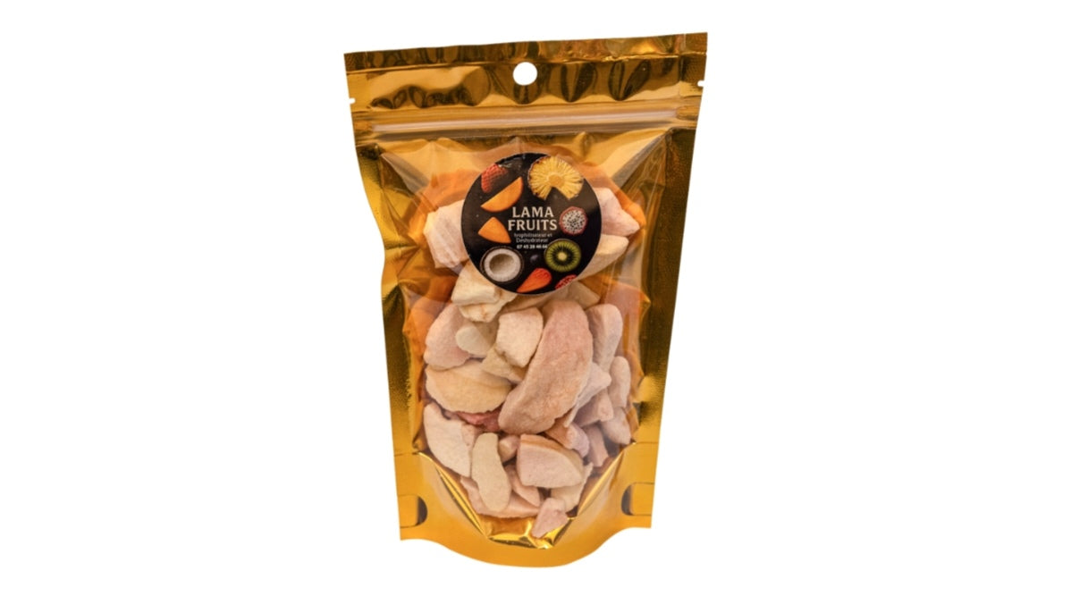 Pêche lyophilisée 50g – 100 % naturelle