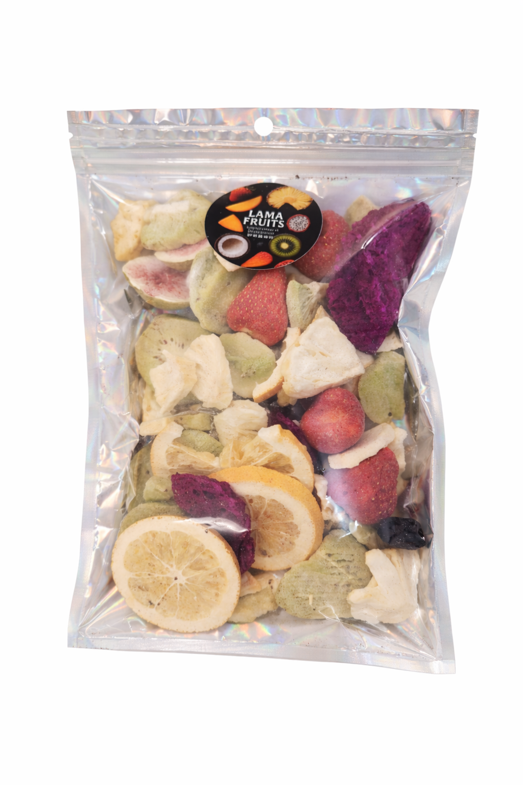 Mix de fruits lyophilisés 100g – 100 % naturels