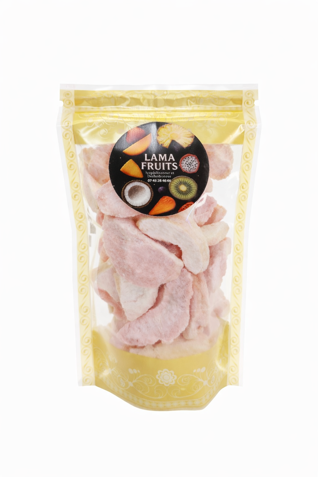 Pêche lyophilisée 50g – 100 % naturelle