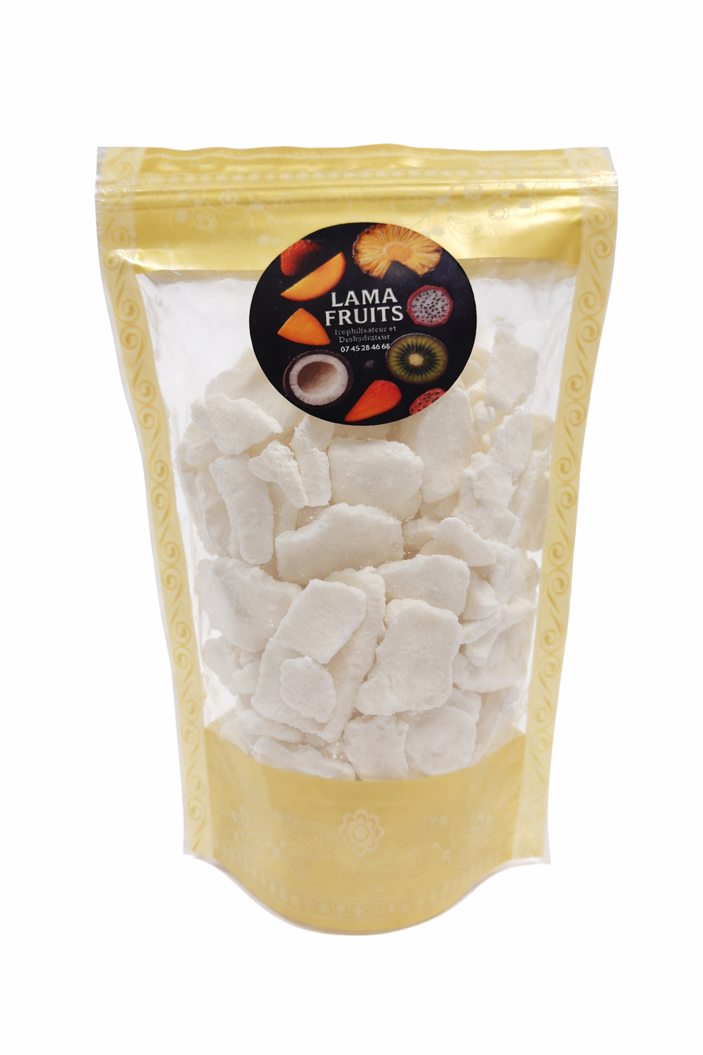 Noix de coco lyophilisée 50g – Lama Fruits Qualité premium