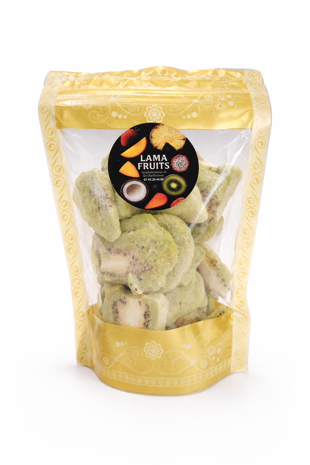 Kiwi lyophilisé 50g – 100 % naturel