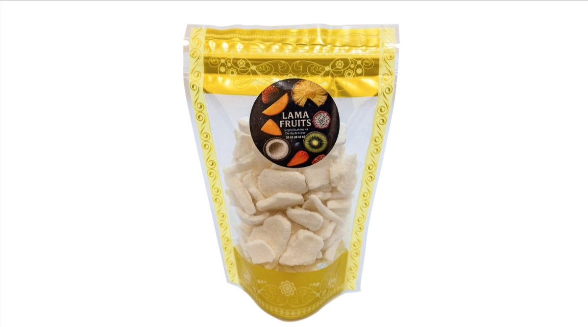 Noix de coco lyophilisée 50g – Lama Fruits Qualité premium